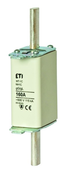 ETI - WKŁADKA TOPIKOWA NH - ZWŁOCZNA NH1/WT-1 GG 125A/500V - 004113246