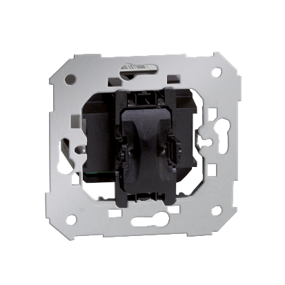 KONTAKT SIMON - Łącznik roletowy trójpozycyjny 1-0-2 (mechanizm), 10A, 250V~, szybkozłącza - 75333-39