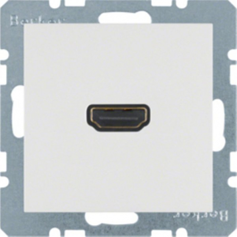 HAGER - GNIAZDO HDMI BIAŁY MAT S.1/B.1/B.3/B.7 - 3315421909
