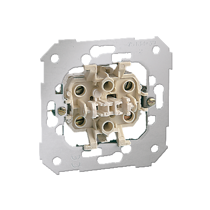 KONTAKT SIMON - Łącznik dwubiegunowy (mechanizm), 16AX, 250V~, śrubowe - 75133-39