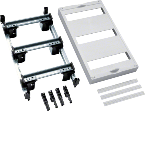 HAGER - BLOK DLA APARATÓW MODUŁOWYCH MONTOWANYCH POZIOMO 3X 12PLE 450X250MM UNIVERS N - UD31B1