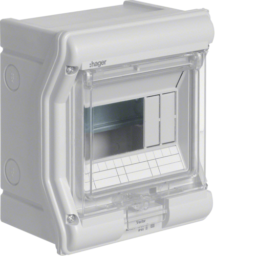HAGER - ROZDZIELNIA IP65 6 MODUŁÓW VECTOR II - VE106L