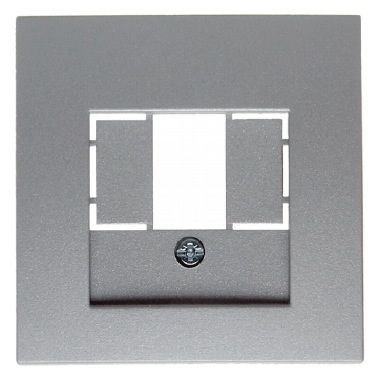 HAGER - ELEMENT CENTRALNY DO GNIAZDA TAE I GŁOŚNIKOWEGO ALUMINIUM B.7 - 10331404