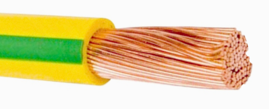 KABLE I PRZEWODY - PRZEWÓD INSTALACYJNY LGY 1,5 750V ŻÓŁTO-ZIELONY ŻO H07V-K - G-102940