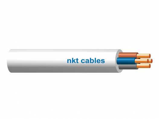 KABLE I PRZEWODY - PRZEWÓD INSTALACYJNY YDY 4X1 750V BIAŁY - G-106458