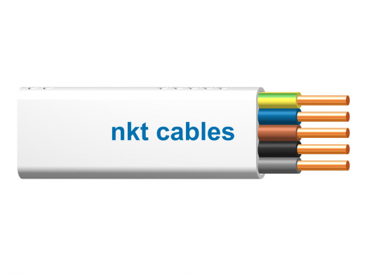 KABLE I PRZEWODY - PRZEWÓD INSTALACYJNY YDYP 5X4 750V BIAŁY - G-103053