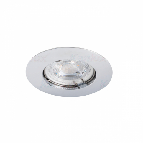 KANLUX - OPRAWKA SUFITOWA PUNKTOWA P/T IP20 GX5.3 CHROM LUTO CTX-DS02B-C - 2581