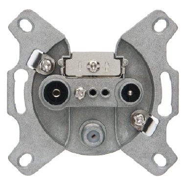HAGER - GNIAZDO ANTENOWE RTV-SAT KOŃCOWE MECHANIZM B.KWADRAT - 53455311