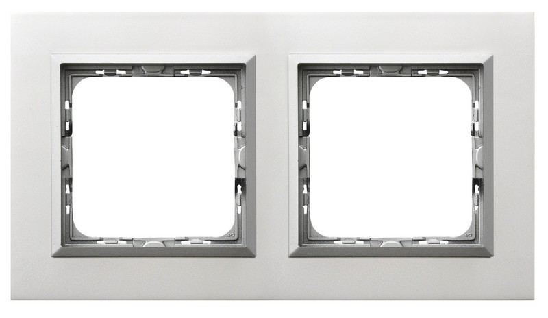 OSPEL - RAMKA PODWÓJNA ALUMINIUM 4MM SONATA - R-2RAC/35/38