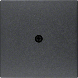 HAGER - ELEMENT CENTRALNY DO PRZYŁĄCZA KABLOWEGO ANTRACYT B.KWADRAT/B.3/B.7 - 10191606