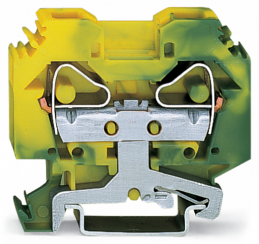 WAGO - ZŁĄCZKA PE 2-PRZEWODOWA 16 MM2 ŻÓŁTO-ZIELONA. - 283-107