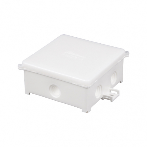 ZAKŁAD PRODUKCYJNO - HANDLOWY "ELEKTRO-PLAST" SPÓŁKA Z OGRANICZONĄ ODPOWIEDZIALNOŚCIĄ - PUSZKA NATYNK 80X80X41MM Z DŁAWICAMI 6XM16 IP44 BIAŁY PIN 80B - 31.80