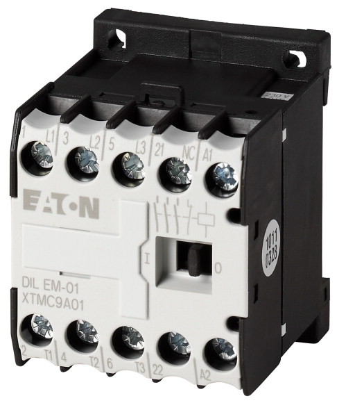EATON - STYCZNIK MOCY 9A AC3 3 BIEGUNY NO STYK POMOCNICZY NC STAROWANIE 230 AC DILEM-01 - 051795