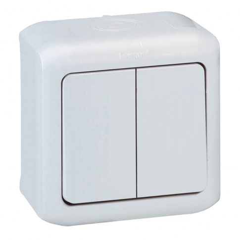 LEGRAND - ŁĄCZNIK ŚWIECZNIKOWY ZACISKI ŚRUBOWE 10AX 250V IP44 BIAŁY FORIX - 782362