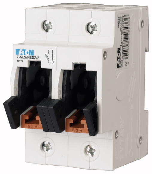 EATON - ROZŁĄCZNIK BEZPIECZNIKOWY 63A 2 BIEGUNY DO WKŁADEK D02 Z-SLS/NEOZ/2 TYTAN - 248233