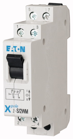 EATON - PRZEŁĄCZNIK STERUJĄCY SCHODOWY 16A PROGRAM 1-0-2 2P STEROWANIE 230V AC Z-S/2MW - 248346