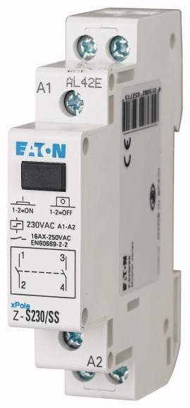 EATON - PRZEKAŹNIK BISTABILNY 16A STYK 2NO STEROWANIE 230V AC - 265271