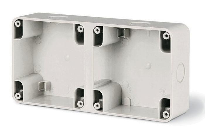 SCAME - PUSZKA PODWÓJNA NATYNKOWA 2X95X95MM 2XM95 PROTECTA - 137.102