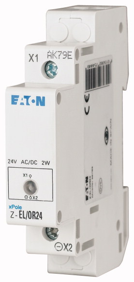 EATON - LAMPKA MODUŁOWA LED POJEDYNCZA ZASILANIE 110-240V AC/DC Z-EL/OR230 POMARAŃCZOWY - 275865