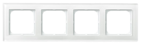 OSPEL - RAMKA POCZWÓRNA SZKLANA 6MM BIAŁE SZKŁO SONATA  - R-4RG/31