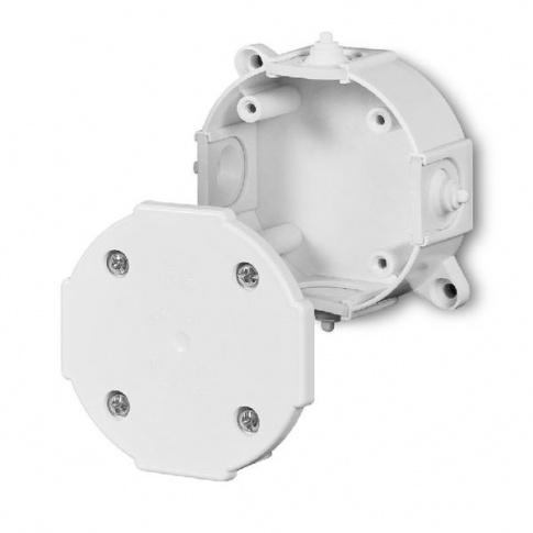 ELEKTRO-PLAST NASIELSK - PUSZKA NATYNK 80X38MM OKRĄGŁA BEZ WKŁADU IP41 HERMETYCZNA SZARY P0 - 0211-00