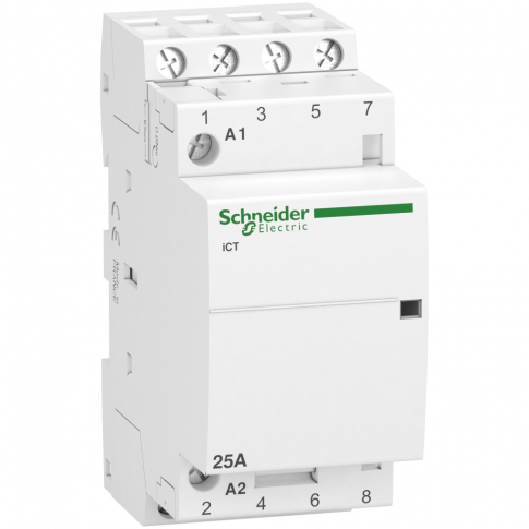 SCHNEIDER ELECTRIC - STYCZNIK MODUŁOWY 25A 2NO 60HZ 220/240 VAC ICT50 - A9C20834