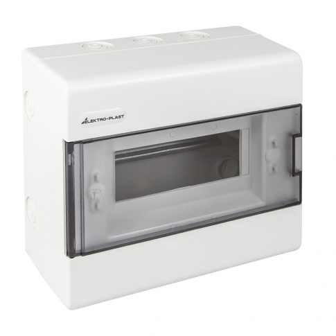 ZAKŁAD PRODUKCYJNO - HANDLOWY "ELEKTRO-PLAST" SPÓŁKA Z OGRANICZONĄ ODPOWIEDZIALNOŚCIĄ - ROZDZIELNIA MODUŁOWA NATYNK 8 MODUŁÓW IP40 Z LISTWĄ SRN-8 - 1.2