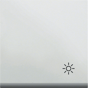 HAGER - KLAWISZ SYMBOL ŚWIATŁO BIAŁY LUMINA SOUL - WL6020
