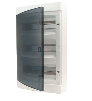 ETI - ROZDZIELNIA TWORZYWO NATYNKOWA IP40 3X12 MOD DRZWI TRANSPARENTNE ECT36PT-S - 001101070
