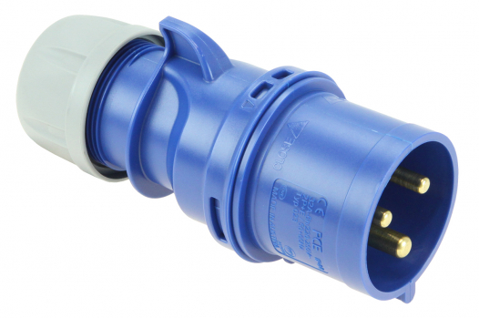 PCE - WTYCZKA PRZENOŚNA SHARK  32A 230V 2P+Z  - 023-6