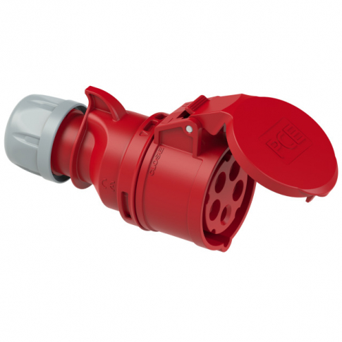 PCE - GNIAZDO PRZENOŚNE SHARK 16A 400V 3P+Z+N  - 215-6
