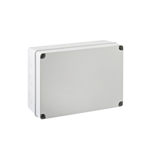 PCE - PUSZKA NATYNK 328X239X129MM Z OSŁABIENIAMI 12XM40 IP66/67 SZARY POKRYWA PEŁNA LIGHT - EX-322