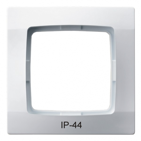 OSPEL - RAMKA POJEDYNCZA DO ŁĄCZNIKÓW IP44 BIAŁY KARO - RH-1S/00