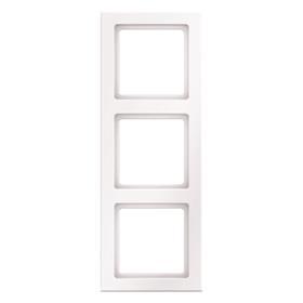 HAGER - RAMKA POTRÓJNA BIAŁY AKSAMIT Q.3 - 10136099