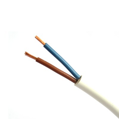 KABLE I PRZEWODY - PRZEWÓD MIESZKANIOWY OMY 2X1 BIAŁY H03VV-F - G-111573