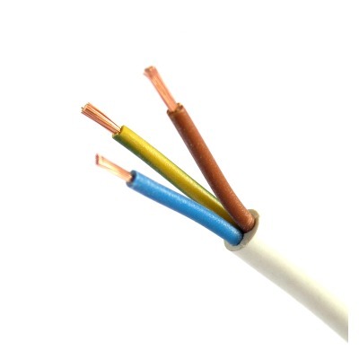 KABLE I PRZEWODY - PRZEWÓD MIESZKANIOWY OMY 3X0,75 BIAŁY H03VV-F - G-119200