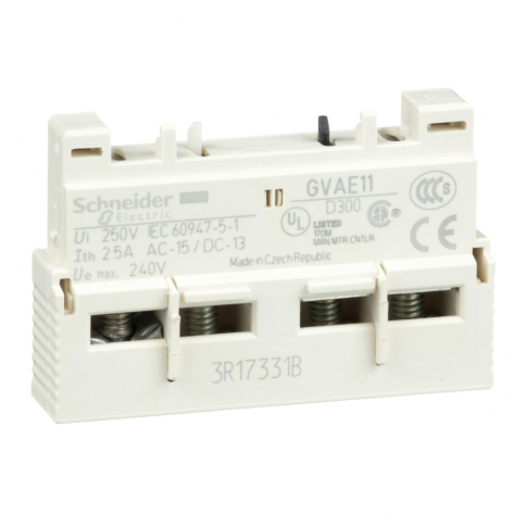 SCHNEIDER ELECTRIC - STYKI POMOCNICZE NO+NC MONTAŻ CZOŁOWY GVAN12 - GVAE11