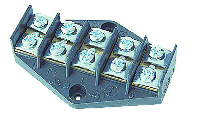 SIMET - PŁYTKA ODGAŁĘŹNA ZPT5-10MM2 5 TORÓW CZARNY - 83006007