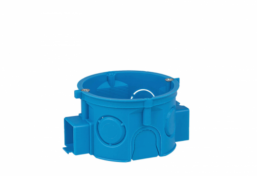 SIMET - PUSZKA PODTYNK SZEREGOWA Z WKRĘTAMI PŁYTKA 60 MM BEZAHALOGENOWA NIEBIESKA 65X41X60 S60Kw - 34068203