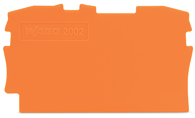 WAGO - ŚCIANKA KOŃCOWA POMARAŃCZOWA TOBJOBS - 2002-1292