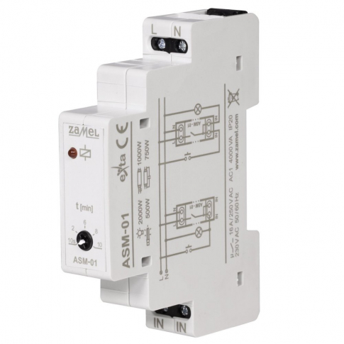 ZAMEL - AUTOMAT SCHODOWY MODUŁOWY IP20. - EXT10000004