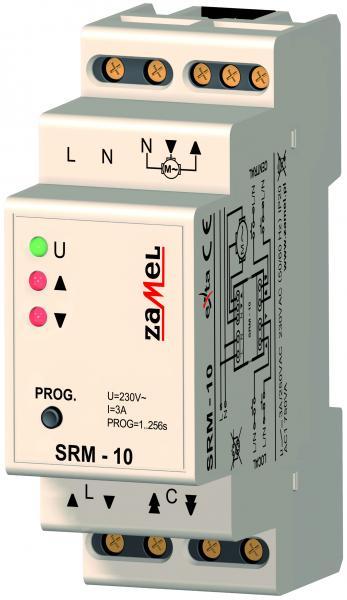 ZAMEL - STEROWNIK ROLET, STEROWANIE LOKALNE I CENTRALNE IP20 SRM-10 - EXT10000125