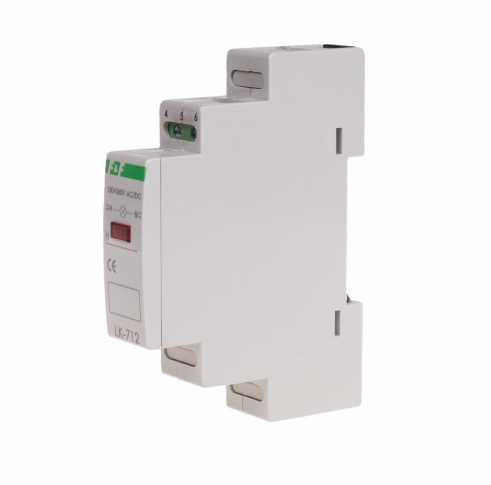F&F - Lampka kontrolna zasilania - jednofazowa LK-712 R 130÷260V - LK-712R-130-260V