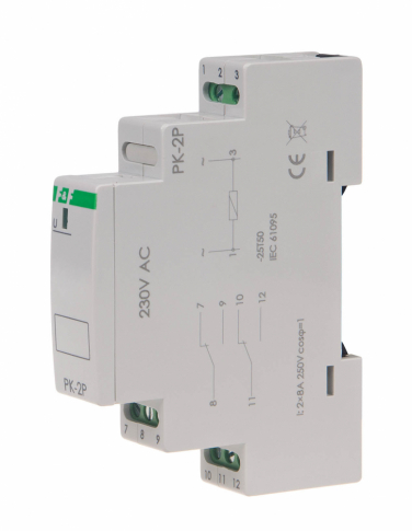 F&F - Przekaźnik elektromagnetyczny PK-2P 230 V - PK-2P-230V