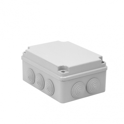 ZAKŁAD PRODUKCYJNO - HANDLOWY "ELEKTRO-PLAST" SPÓŁKA Z OGRANICZONĄ ODPOWIEDZIALNOŚCIĄ - PUSZKA NATYNK 158X118X76MM Z DŁAWICAMI IP65 HERMETYCZNA SZARY PH-2A,3 - 28.23