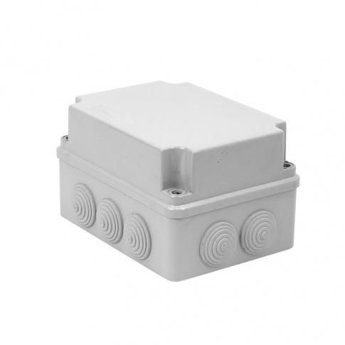 ZAKŁAD PRODUKCYJNO - HANDLOWY "ELEKTRO-PLAST" SPÓŁKA Z OGRANICZONĄ ODPOWIEDZIALNOŚCIĄ - PUSZKA NATYNK 158X118X96MM Z DŁAWICAMI IP65 HERMETYCZNA SZARY PH-2B,3 - 28.26