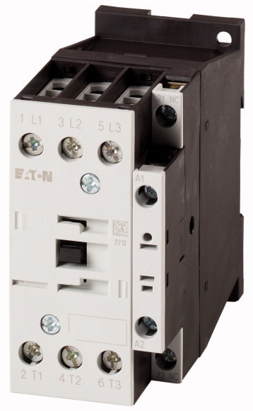 EATON - STYCZNIK MOCY 17A AC3 3 BIEGUNY NOSTYK POMOCNICZY NC STEROWANIE24V AC DILM17-01 - 277050