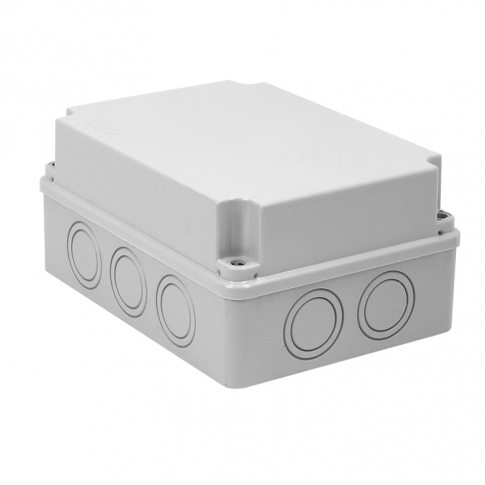 ZAKŁAD PRODUKCYJNO - HANDLOWY "ELEKTRO-PLAST" SPÓŁKA Z OGRANICZONĄ ODPOWIEDZIALNOŚCIĄ - PUSZKA NATYNK 198X148X96MM Z OSŁABIENIAMI IP65 HERMETYCZNA SZARY PH-3B,2 - 28.35