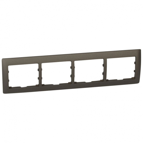 LEGRAND - RAMKA POCZWÓRNA POZIOMA CHOCO SISTENA LIFE - 771204