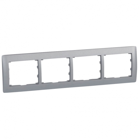 LEGRAND - RAMKA POCZWÓRNA POZIOMA METALIC SISTENA LIFE - 771304